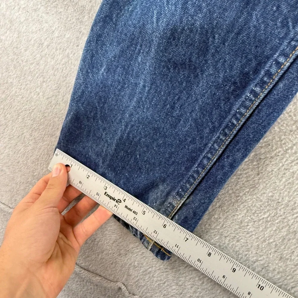 Levi's 505 Jeans Mens 31x30 Blue Vintage 80s Distressed Straight Leg Made in USA